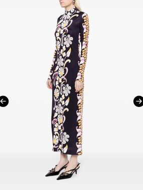 TORY BURCH Floral-Print Jersey Maxi Dress